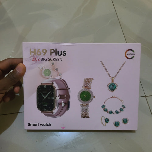 Montre connectée H69plus avec appel BT et recharge sans fil, rappel de fitness, pour femmes et hommes, s9 ultra H69 plus